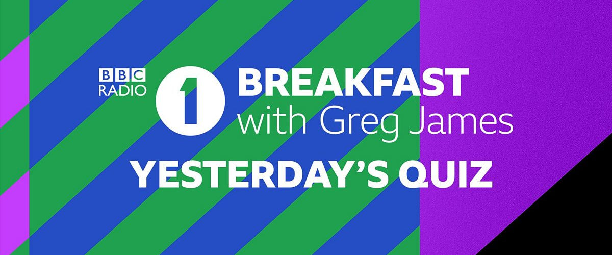 Curvy Kate take on BBC Radio One's Yesterdays Quiz!