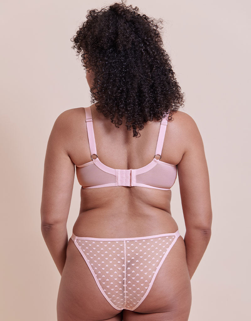 Curvy Kate Boost Heartbreaker Padded Balcony Bra Pale Pink