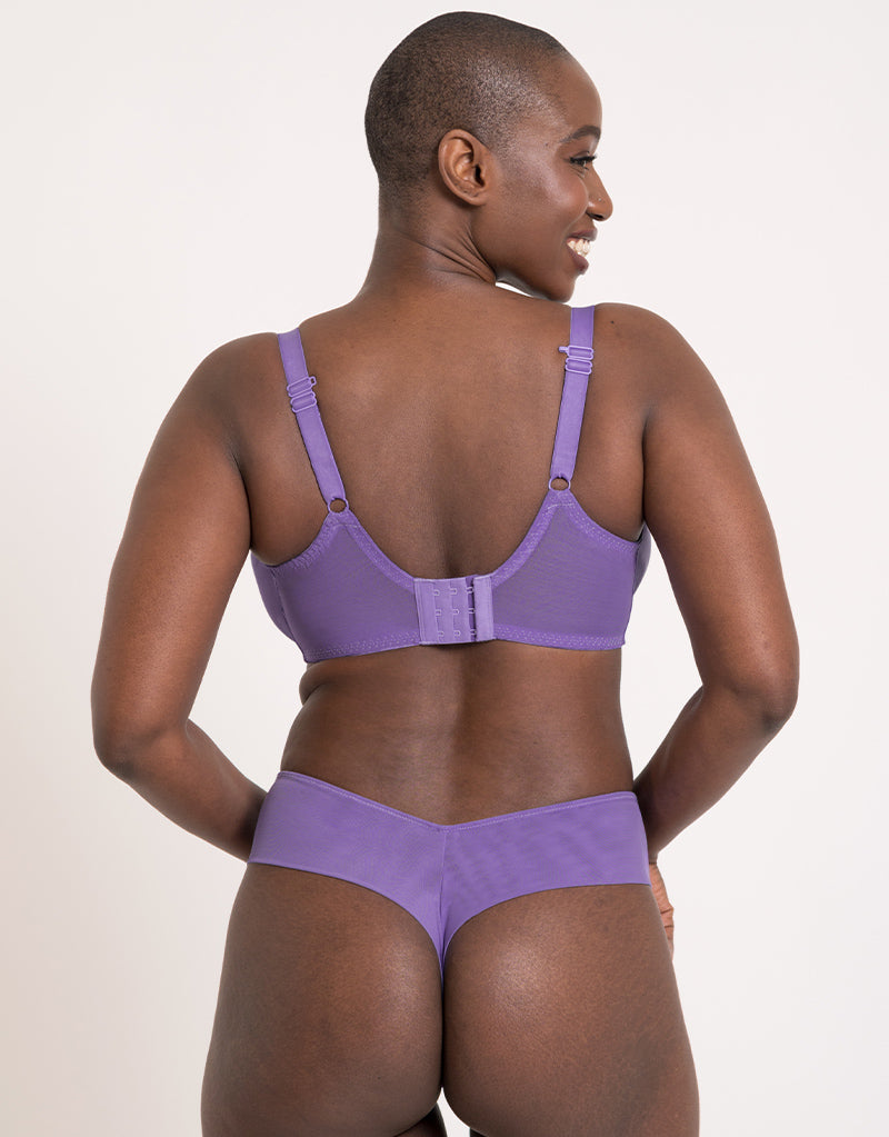 Curvy Kate Flare Full Plunge Side Support Multiway Bra Amethyst Purple
