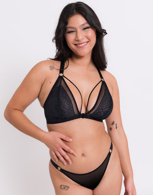 Curvy Kate Front and Centre Bralette Black