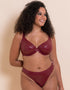 Curvy Kate Lush Thong Oxblood