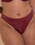 Curvy Kate Lush Thong Oxblood