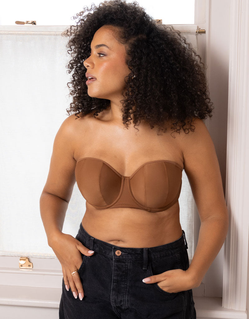 Curvy Kate Luxe Strapless Multiway Bra Caramel