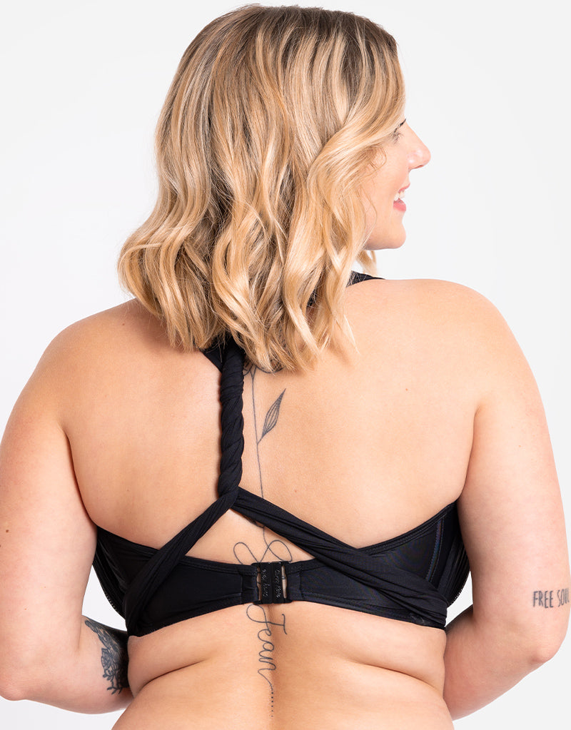 Curvy Kate Wrapsody Bandeau Strapless Multiway Bikini Black