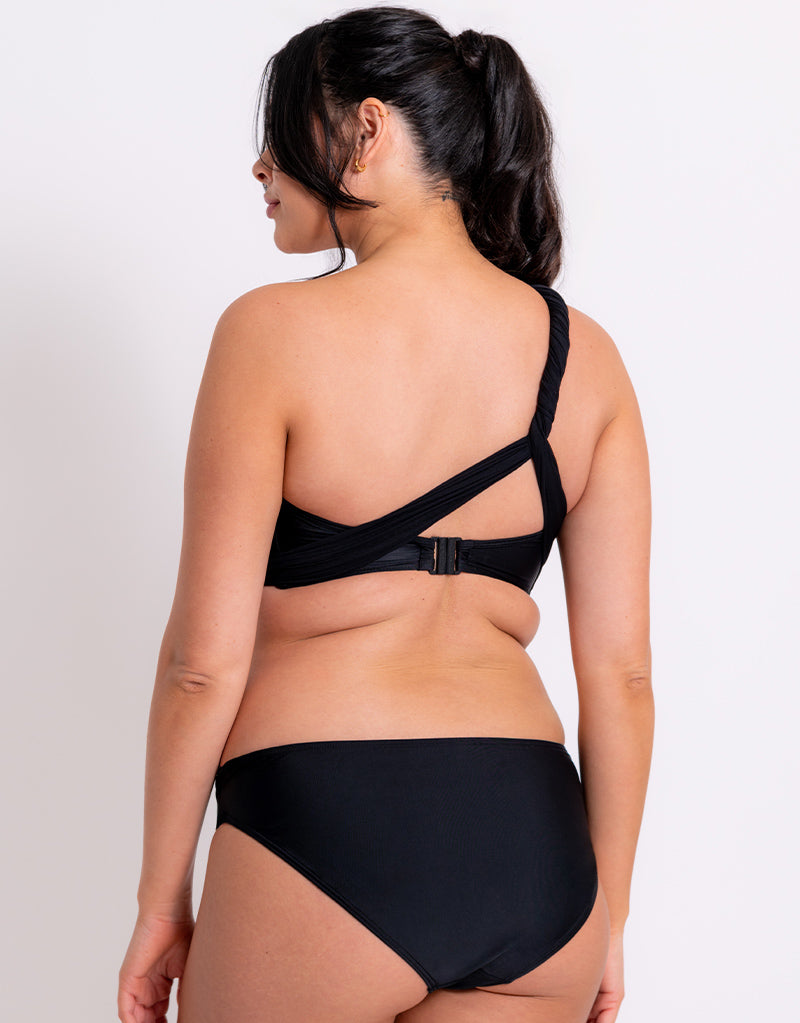 Curvy Kate Wrapsody Bandeau Strapless Multiway Bikini Black