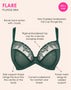 Curvy Kate Flare Full Plunge Side Support Multiway Bra Emerald Sparkle
