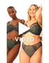 View the video lookbook for our Curvy Kate Flare full plunge side support bra in Emerald Sparkle