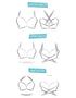 An illustration of ways to wear our Curvy Kate SuperPlunge Multiway Bra