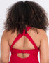 Curvy Kate Wrapsody Bandeau Strapless Multiway Swimsuit Red