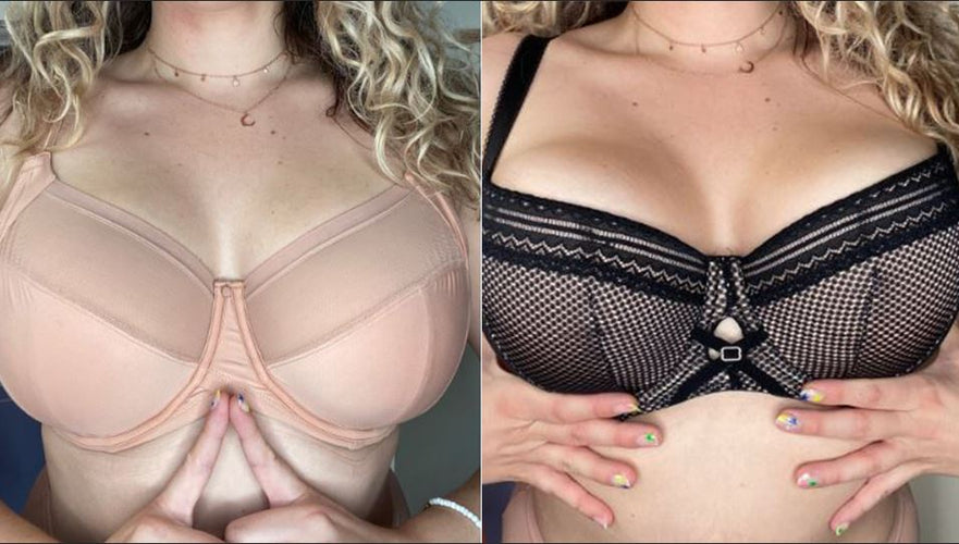 How Wearing A Correctly Fitted Bra Can Make Your Boobs Look Smaller! –  Curvy Kate US