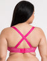 Curvy Kate All Night Lace Scooped Multiway Balcony Bra Hot Pink/ Blush