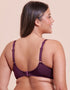 Curvy Kate Beach Bliss Scooped Balcony Bikini Top Mulberry Purple