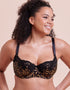 Curvy Kate Boost Lace Padded Balcony Bra Leopard Print