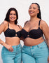 Curvy Kate Boost Me Up Padded Balcony Bra Black