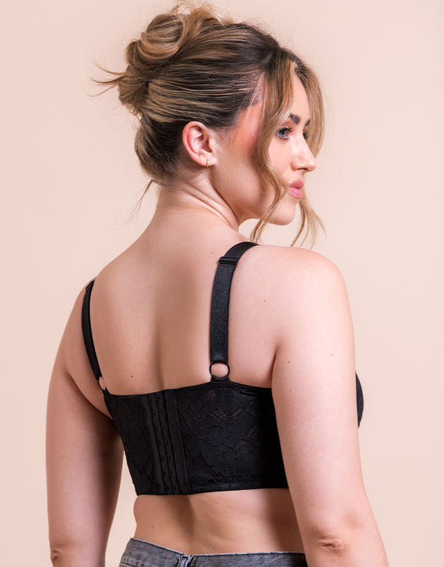 Curvy Kate Calla Longline Corset Bra Black