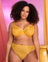 Curvy Kate Centre Stage Deep Thong Turmeric
