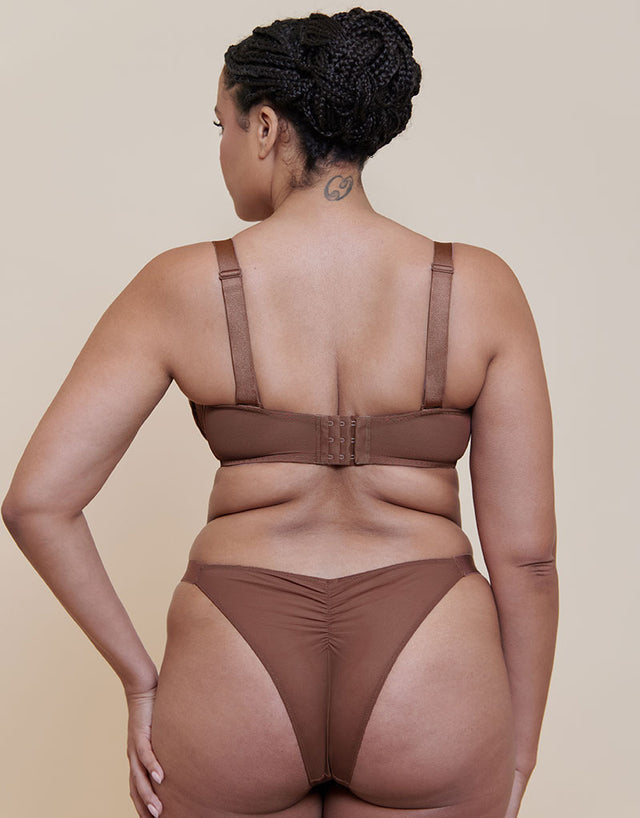 Curvy Kate Cool Cat Scooped Multiway Balcony Bra Coffee