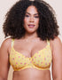 Curvy Kate Cool Cat Scooped Multiway Balcony Bra Yellow Floral