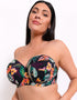 Curvy Kate Cuba Libre Bandeau Strapless Multiway Bikini Top Print Mix