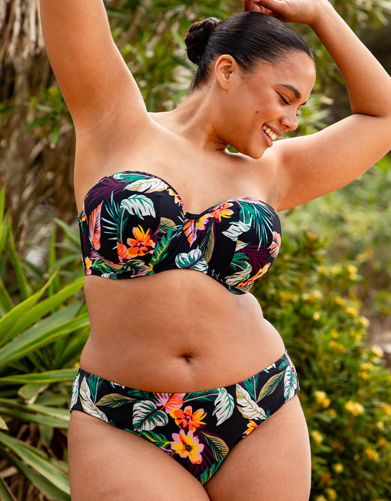 Curvy Kate Cuba Libre Bandeau Bikini Top Print Mix – Curvy Kate UK