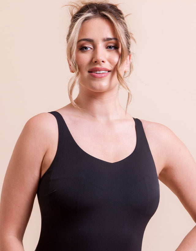 Curvy Kate Deep Dive Non-Wired Swimsuit Black