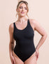 Curvy Kate Deep Dive Non-Wired Swimsuit Black