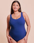 Curvy Kate Deep Dive Non-Wired Swimsuit Cobalt Blue