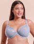 Curvy Kate Flare Full Plunge Side Support Multiway Bra Powder Blue