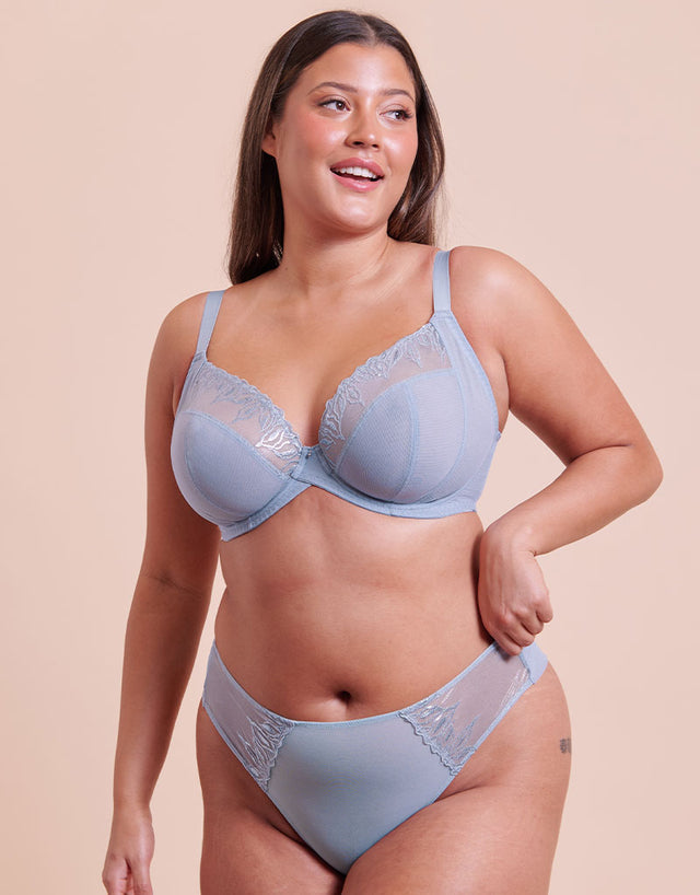 Curvy Kate Flare Deep Thong Powder Blue
