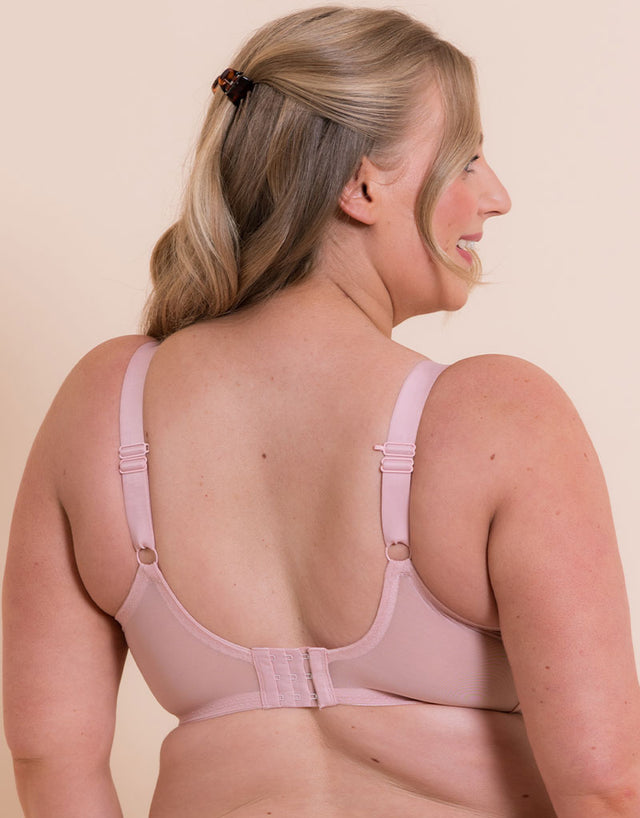 Curvy Kate Flare Full Cup Plunge Side Support Bra Rose Sparkle