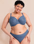 Curvy Kate Happy Boobs Balcony Bra Denim Blue
