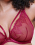Curvy Kate Heartstopper High-Apex Deep Plunge Bra Sangria