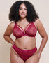 Curvy Kate Heartstopper Brazilian Brief Sangria