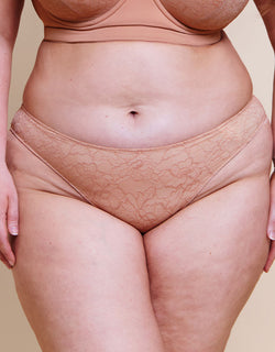 Curvy Kate Hey Girls Thong Latte