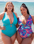 Curvy Kate Ibiza Reversible Non-Wired Mulitway Swimsuit Print Mix