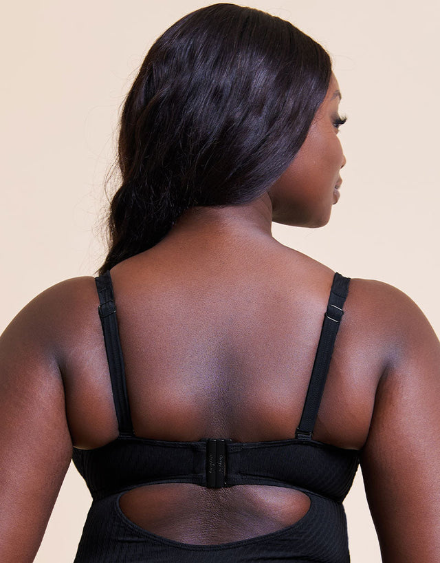 Curvy Kate Jet Set Multiway Plunge Swimsuit Black