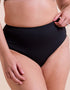 Curvy Kate Jet Set High Waist Bikini Brief Black