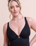 Curvy Kate Jet Set Multiway Plunge Swimsuit Black