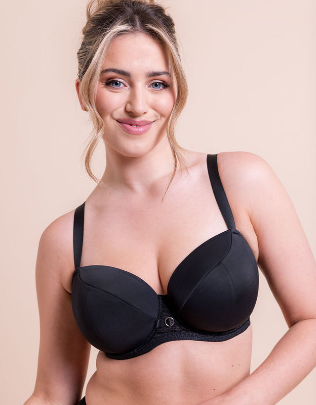 Curvy Kate Daze Padded T-Shirt Balcony Bra Black