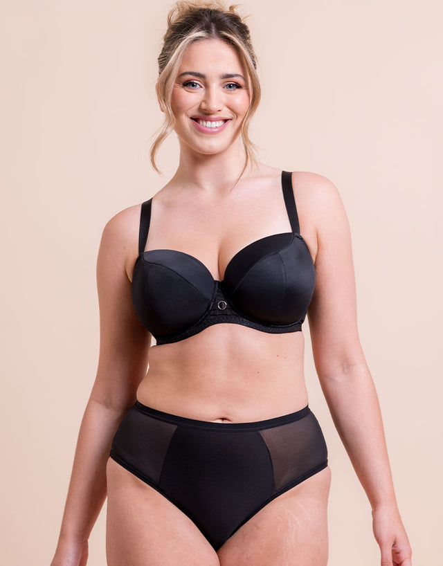 Curvy Kate Daze Padded T-Shirt Balcony Bra Black