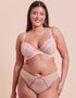 Curvy Kate Lightstyle Scallop Brazilian Blush Pink