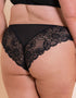 Curvy Kate Lovelace Brazilian Brief Black/ Taupe