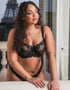 Curvy Kate Lovelace Full Cup Side Support Bra Black/ Taupe