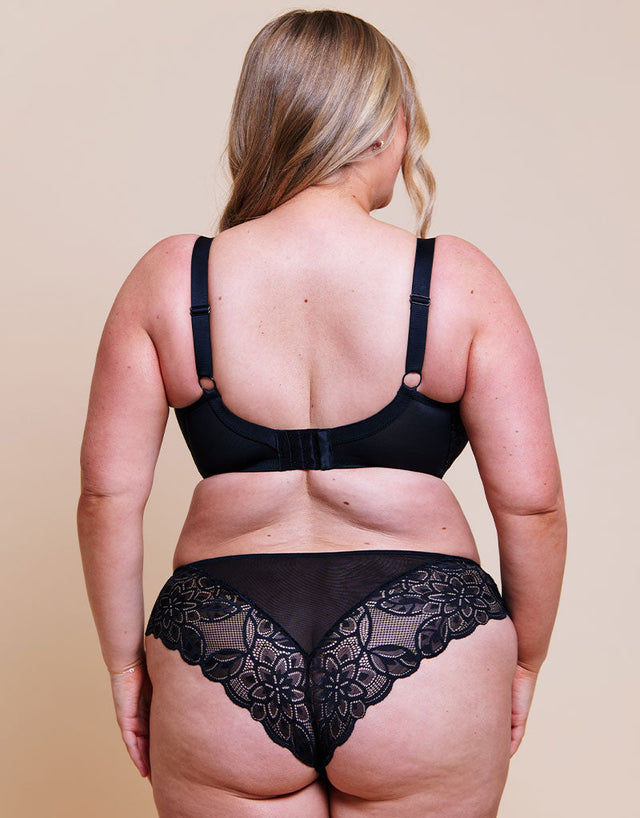 Curvy Kate Lovelace Full Cup Side Support Bra Black/ Taupe