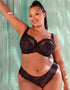 Curvy Kate Lovelace Full Cup Side Support Bra Black/ Taupe