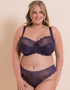 Curvy Kate Lovelace Brazilian Brief Deep Purple