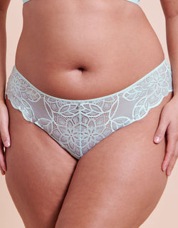 Curvy Kate Lovelace Brazilian Brief Pale Mint