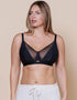 Hot Milk Flawless Full Cup Plunge Nursing Bra Black