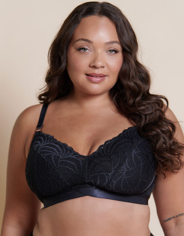 Hot Milk Warrior 2.0 Non Wired Nursing Bra Black