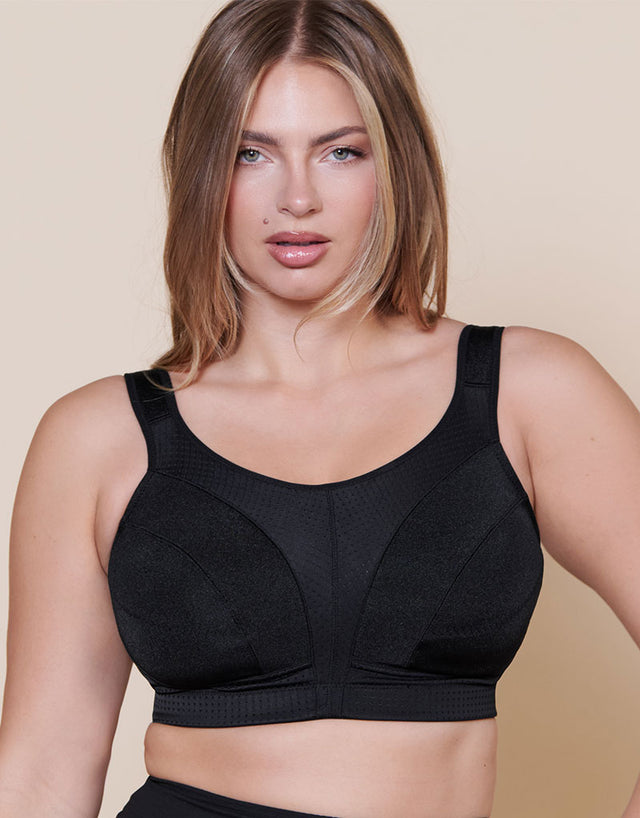 Parfait Wire-Free Active Sports Bra Black